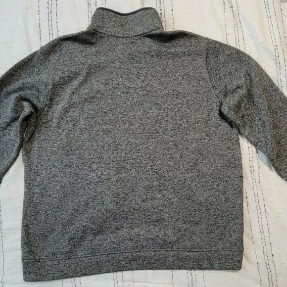 Eddie Bauer Sweater Mens XXL Charcoal Gray Radiator Fleece Pullover 1/4 … - Picture 11 of 11